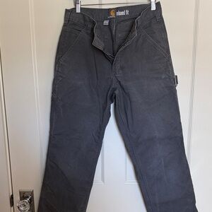Carhartt Relaxed Fit Charcoal Pants 30x30